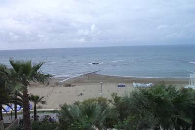 Пляж в отеле Emirhan 4 в Сиде, Турция