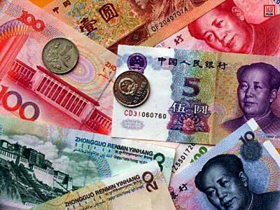 В денежном обращении Китая участвуют юани купюрами 100 юаней, 50 юаней, 20 юаней, 10 юаней, 5 юаней, 1 юань